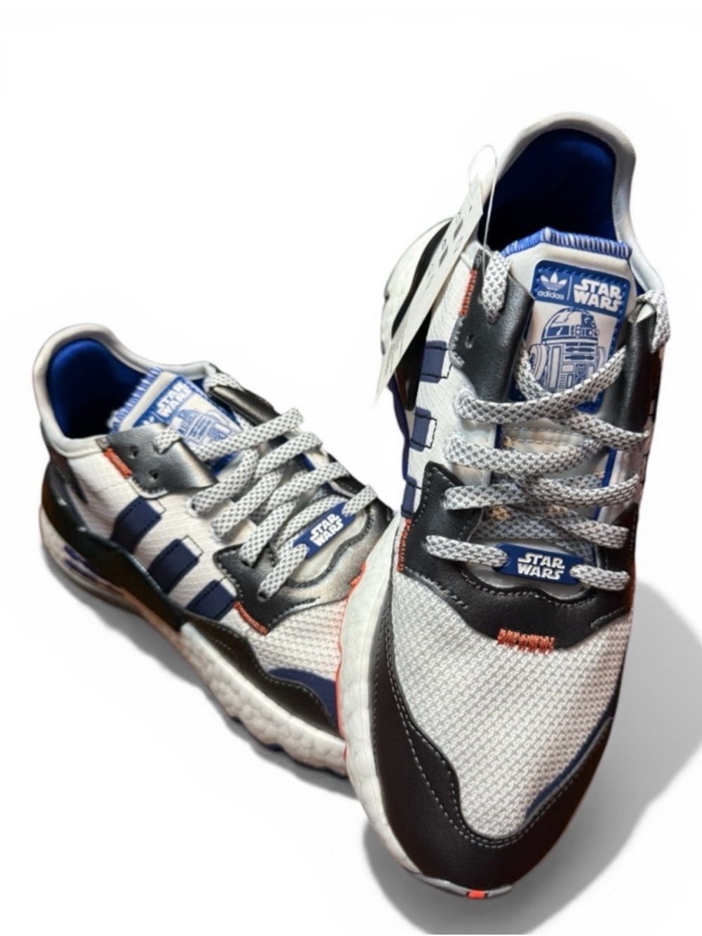 Star Wars Adidas Sneakers - White, Blue, Black